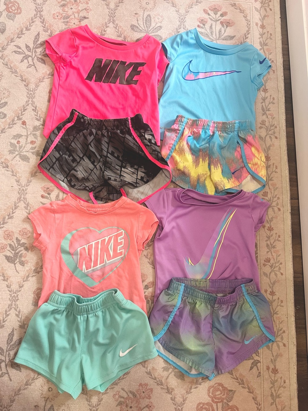Nike Girls Pink Crewneck Sweater